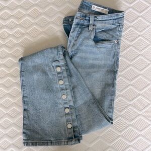 Blank NYC Light Washed Mini Flare Jeans